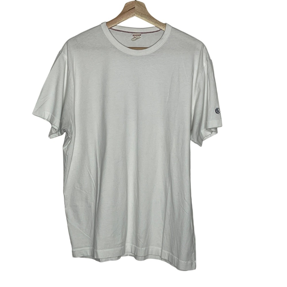 Champion Todd Snyder Mens White Short Sleeve T-Shirt Large 32-KN021051-WT01